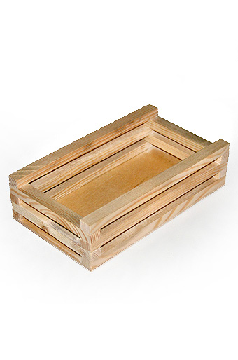 Подарочные Коробка деревянная 136/93 прямоуг. из брусков от производителя