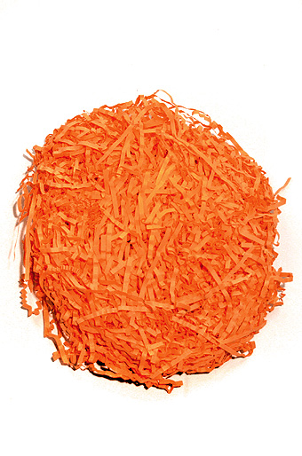 Наполнитель 102/35 бумажный рифленый- оранжевый