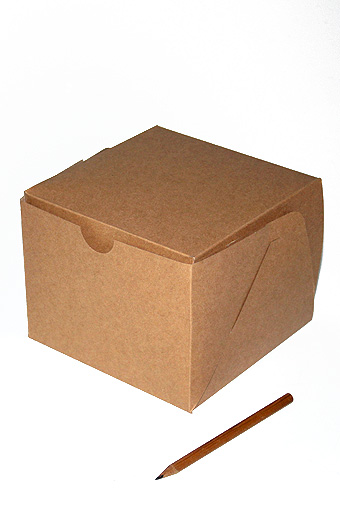 Коробка крафт эко 116/93 квадрат