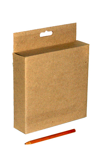 Коробка микрогофра 033/001-93 квадр. с европодвесом