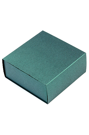 Коробка прайм 124/03-45 спич. коробок квадрат- хамелеон зеленый
