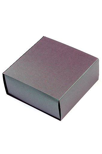 Коробка прайм 124/03-65 спич. коробок квадрат- хамелеон фиолетовый / ПОД ЗАКАЗ