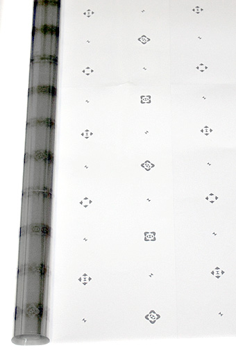 Пленка прозр. с рис. 100/610-01 серебряные ромбики /FIX цена