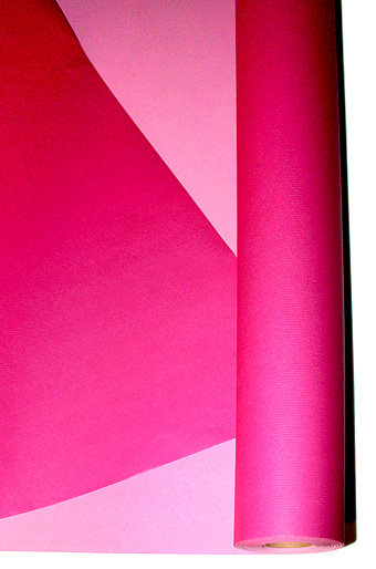 Бумага крафт 017/61-60 дольче бьянко- розовая с ярко-розовым